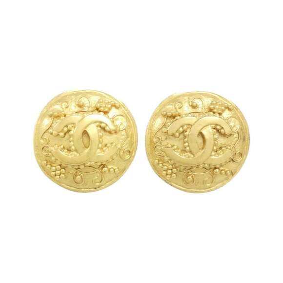 CHANEL Gold Earrings